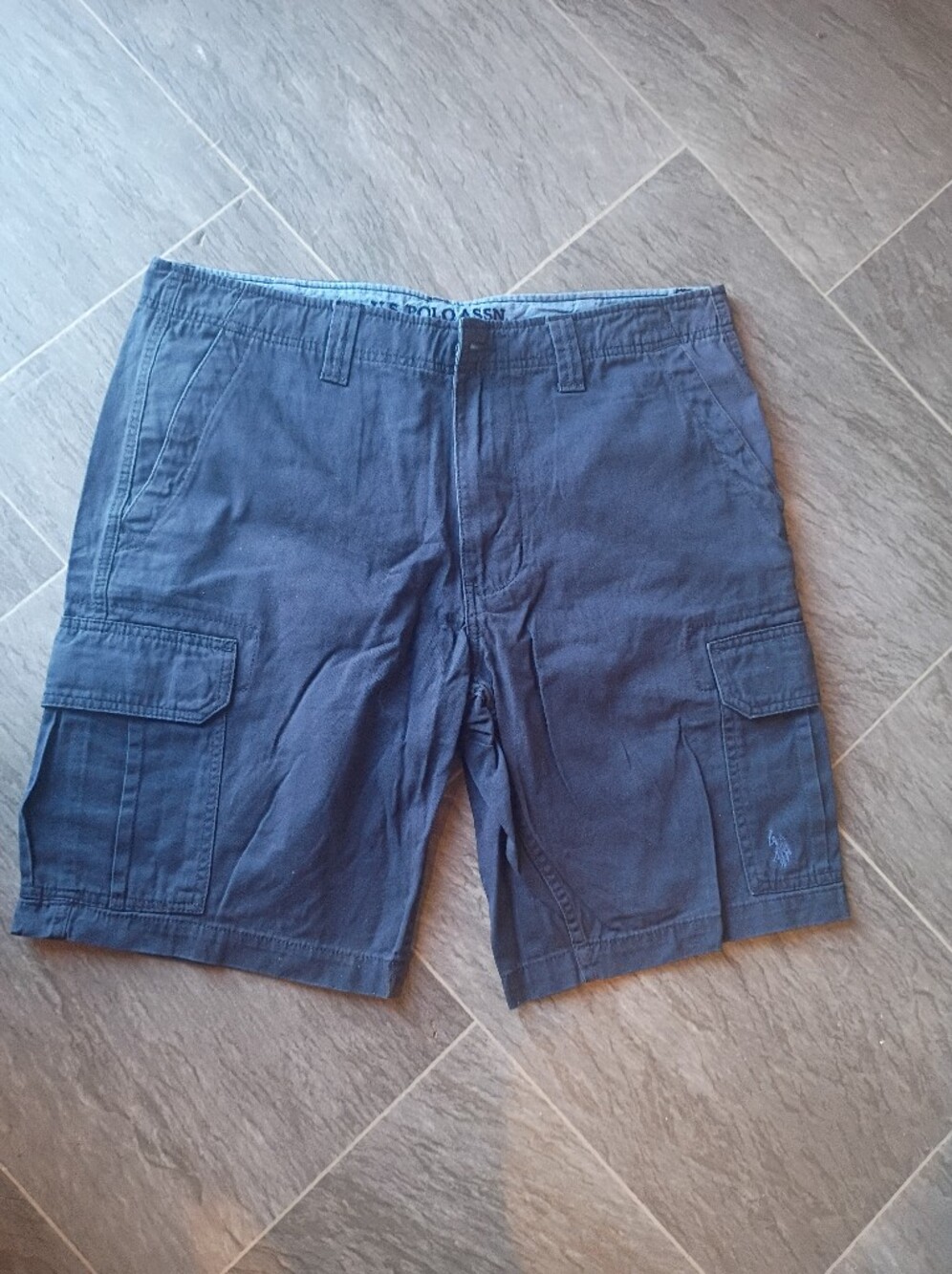 Men's Navy Cargo Shorts